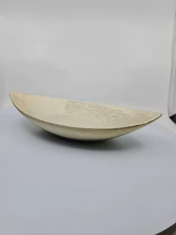 Dekoračná miska, zlatá, 34x15 cm