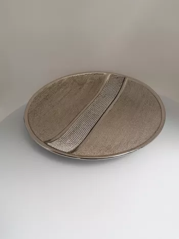 Keramický tanier s kryštálikmi 31x4cm