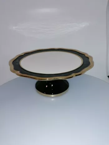 Tanier na tortu , čierny so zlatým lémom 12x30cm