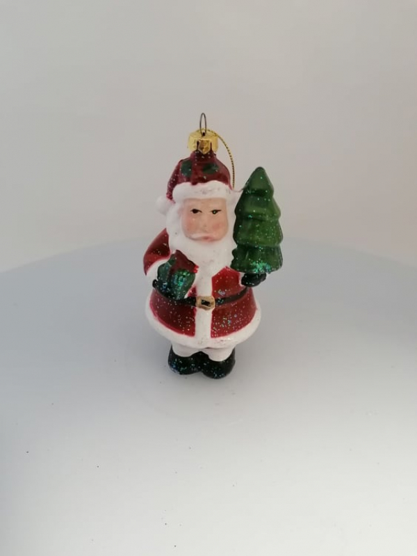 Vianočná dekorácia Santa, 15x7x7cm