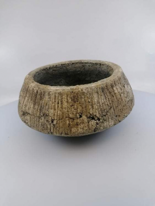 Kvetináč, hmavohnedý, 22x10 cm