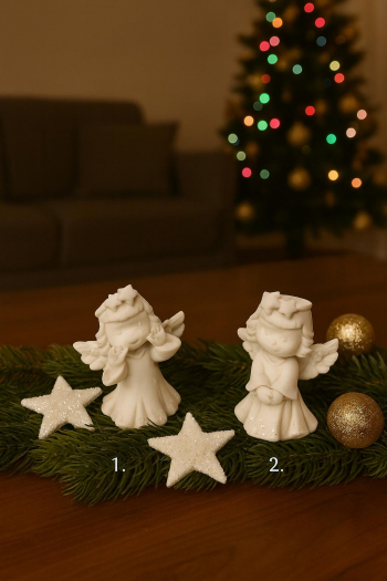 Malý anjelik s hviezdou 5cm 12komplet