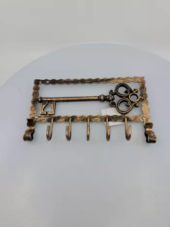 Vešiak na kľúče, kovový, 15x24 cm