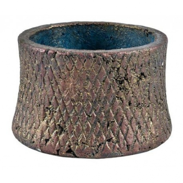 Medený  obal na kvety 17,5x12cm