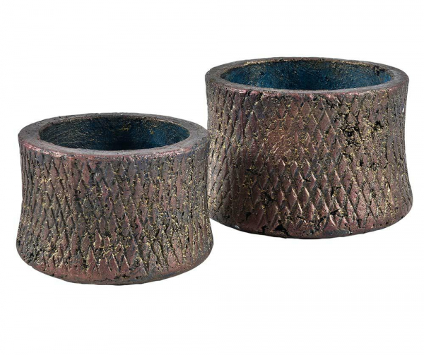Medený  obal na kvety 17,5x12cm