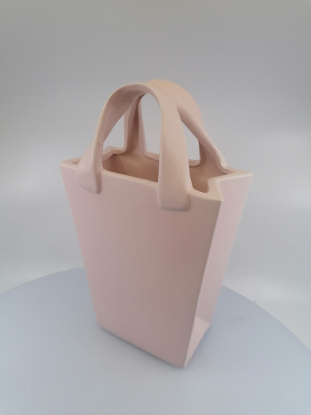 Ružová keramická taška