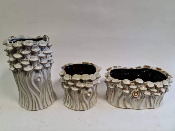 Keramická váza v tvare podhubia, 32x18cm