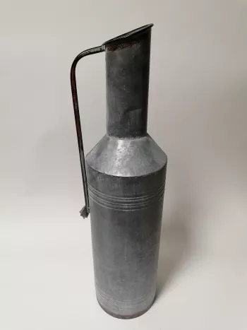 Strieborná kovová váza 69,5cm