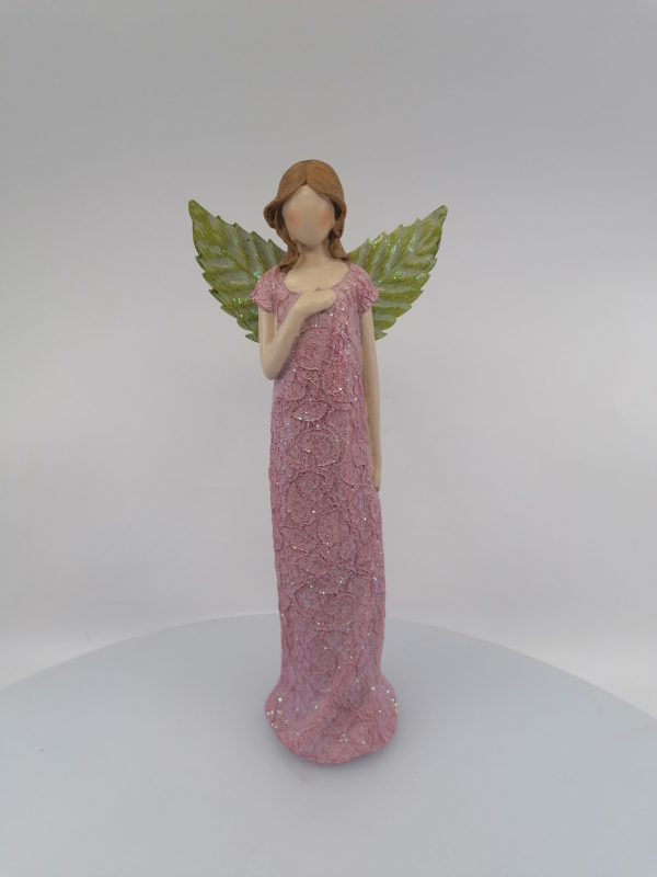 Ružový anjelik 28cm