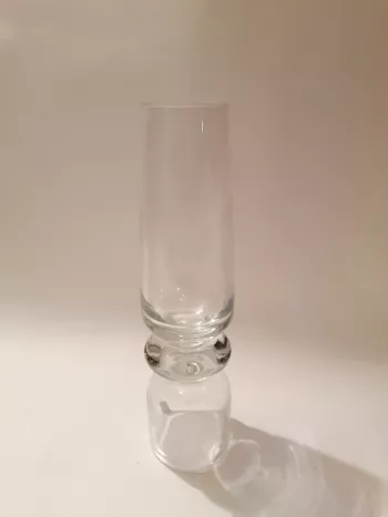 Sklenená váza 40x10cm