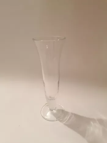 Sklenená váza 25x9cm