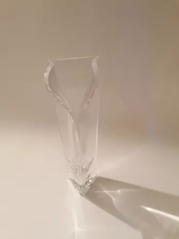 Sklenená váza 25x9x9cm
