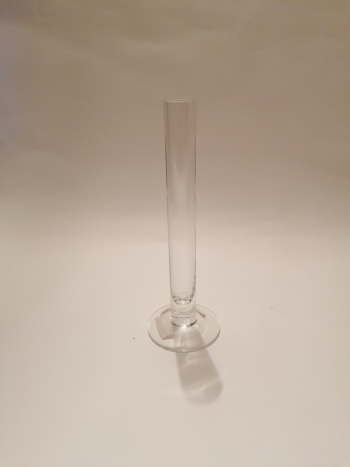 Sklenená váza skúmavka 26x8cm