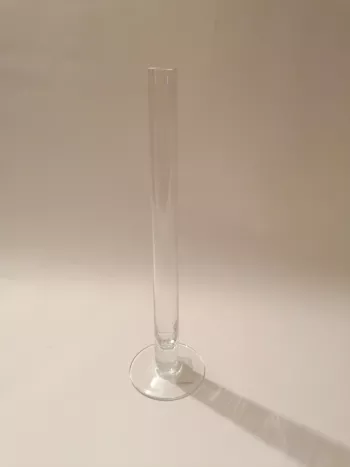 Sklenená váza skúmavka 35x10cm