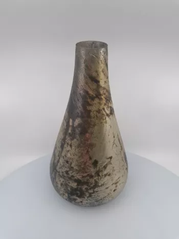Sklenená kužeľová váza 30x16cm