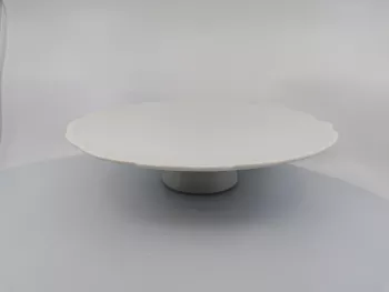 Biely porcelánový podnos 26x6,5cm