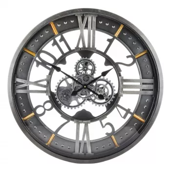 Nástenné hodiny s rímsko-arabským ciferníkom  66cm
