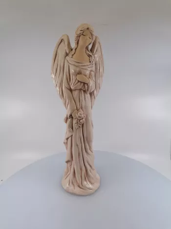 Sadrový anjel patina 179