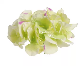 Umelý kvet hlava hortenzia, zelený, 6 ks v balení