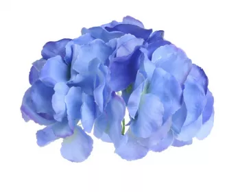 Umelý kvet hlava hortenzia, modrý, 6 ks v balení