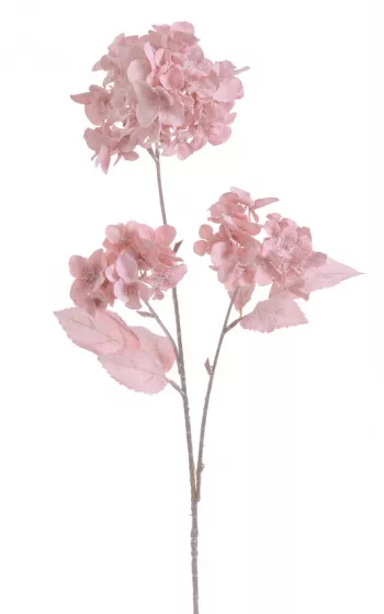 Zasnežená hortenzia, ružová, 85 cm