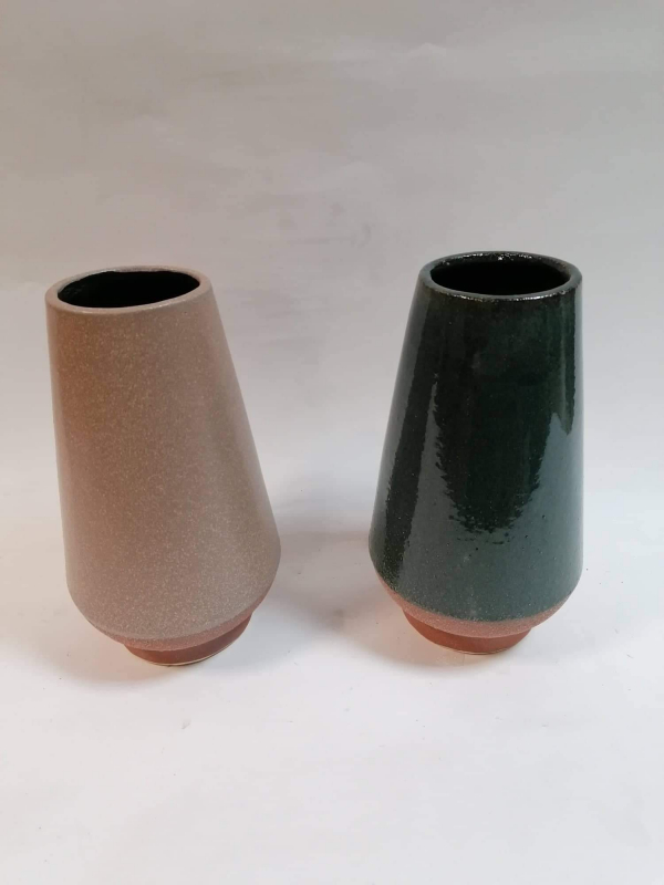 Keramická váza, 16x29 cm, 2 farebné varianty