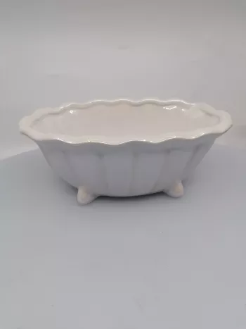 Biela keramická vanička 22x13x8cm