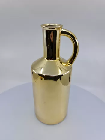 Zlatá keramická váza, Džbán, 29 cm