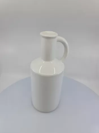 Biela keramická váza, Džbán, 29 cm
