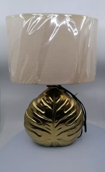 Zlatá monsterová lampa 30x16x47cm