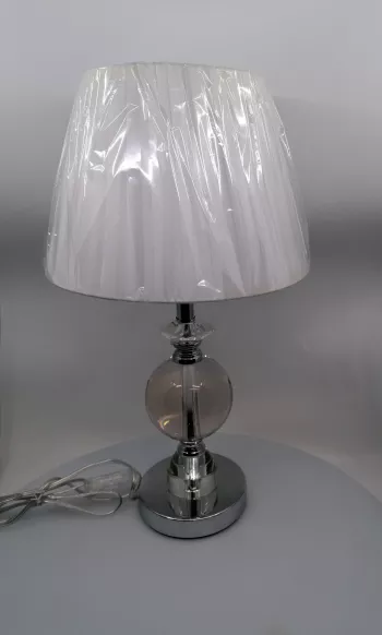 Sklenená stolová lampa  25x48cm