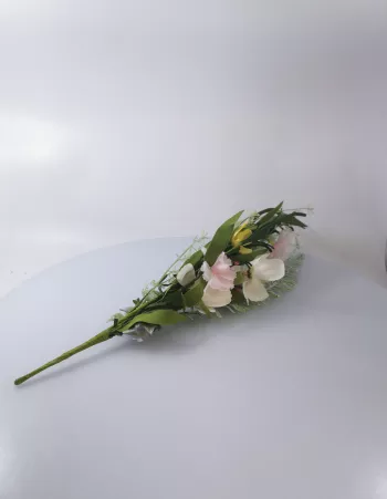Umelá kytica kvetov, farebná, 47 cm