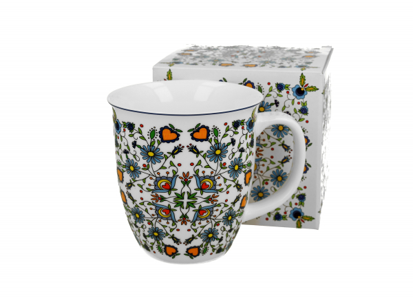 Porcelánový  JUMBO hrnček  na motív Kashubian 