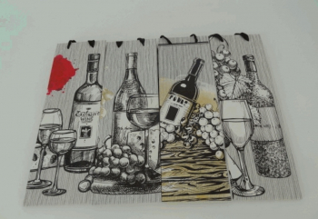 Sada 12  tašiek na fľašu 36x12cm