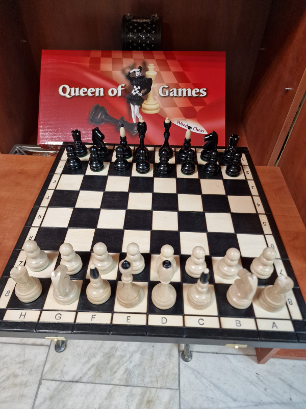 Drevené šachy,48x48 cm