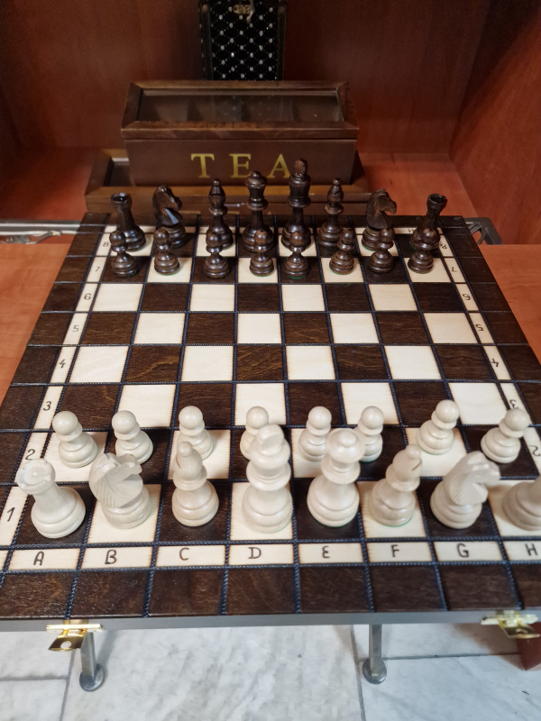 Drevené šachy a backgamonn, 40x40 cm