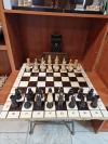Drevené šachy, Backgammon,  56x56 cm