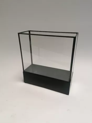 Dekoračná sklenená nádoba 25x28x10cm