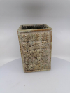 Hranatý obal na kvety 20x13x13cm