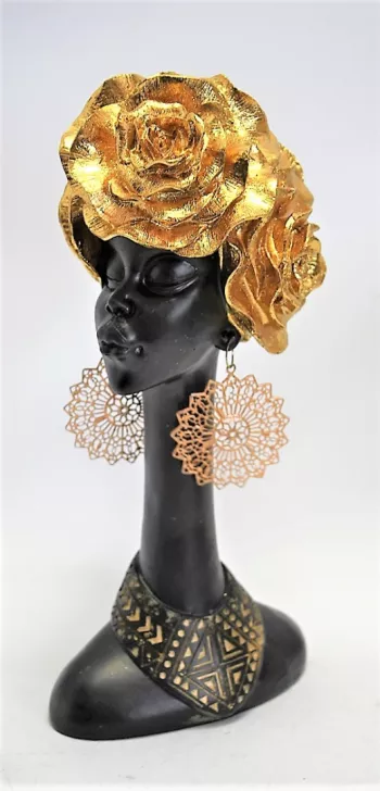 Africká žena v umeleckom dizajne