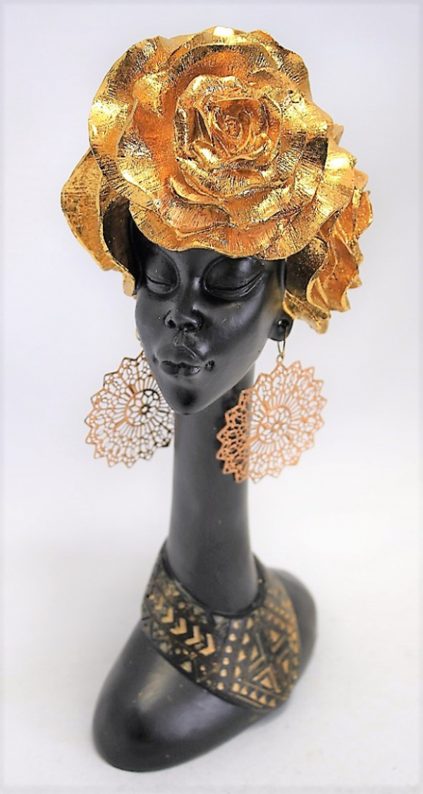 Africká žena v umeleckom dizajne