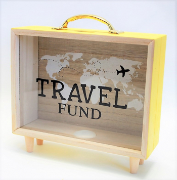 Cestovateľská pokladnička TRAVEL