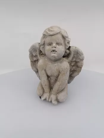 Cementový anjelik na hroby 14x12x8,5cm