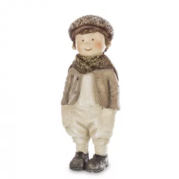 Chlapček v zimnom retro oblečení