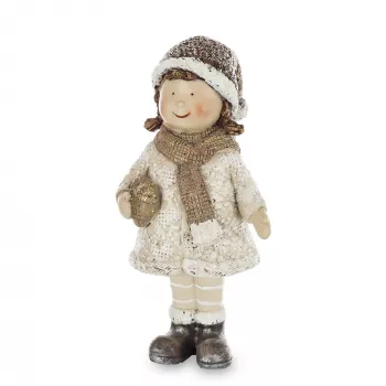 Dievčatko v zimnom retro oblečení