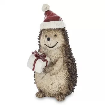 Vianočný ježko s čapicou 12,5cm