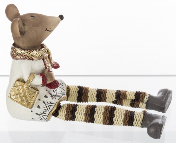 Myška s visiacimi nohami