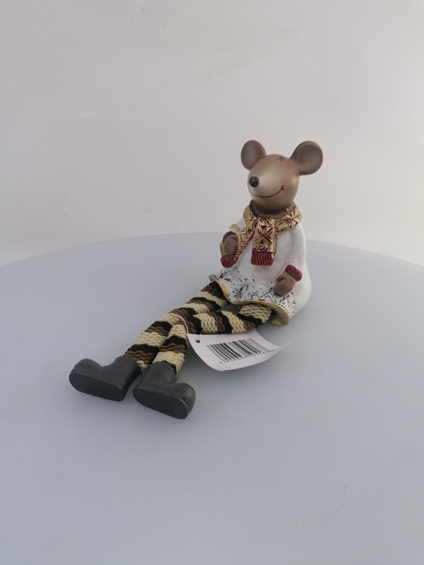 Myška s visiacimi nohami