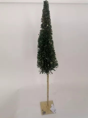 Kovový zeleno-zlatý stromček 80cm