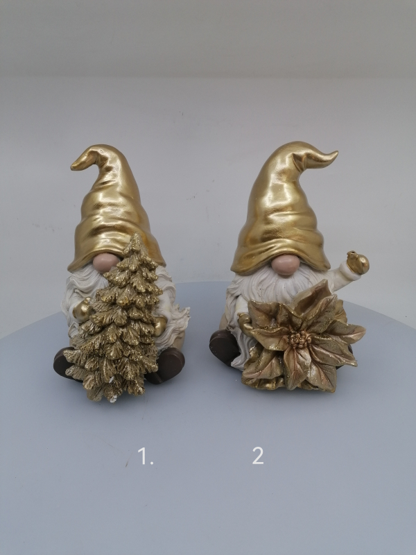 Zlatý vianočný trpaslík